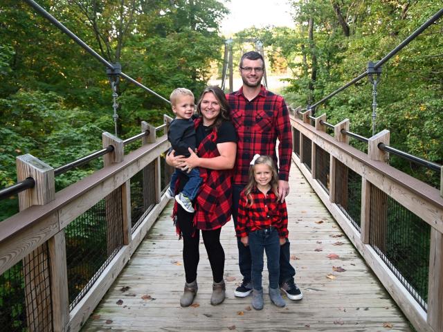 Morgan Brink and family